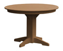 A&L Furniture Co. Round Amish-Made Poly Dining Tables AL4140