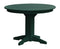 A&L Furniture Co. Round Amish-Made Poly Dining Tables AL4140