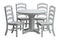 A&L Furniture Co. Amish-Made Poly 5pc Ladderback Dining Sets AL4103 x 4 - AL4141