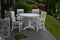 A&L Furniture Co. Amish-Made Poly 5pc Traditional Dining Sets AL4101 x 4 - AL4141