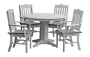 A&L Furniture Co. Amish-Made Poly 5pc Royal Dining Sets AL4102 x 4 - AL4141