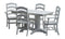 A&L Furniture Co. Amish-Made Poly 5pc Ladderback Dining Sets AL4103 x 4 - AL4141