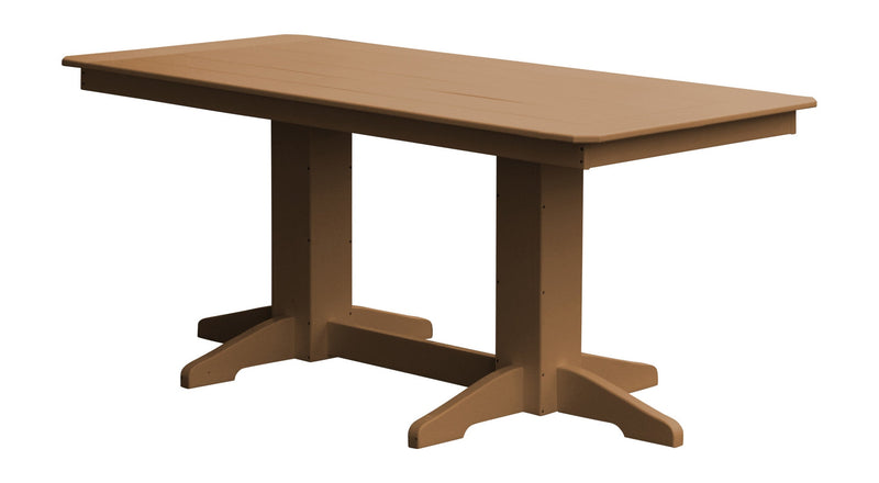 A&L Furniture Co. Rectangular Amish-Made Poly Dining Tables AL4160