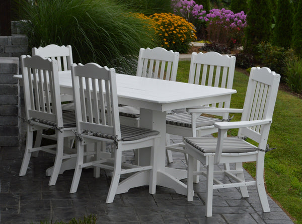 A&L Furniture Co. Amish-Made Poly 7pc Royal Dining Sets AL4102 x 6 - AL4162