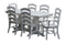 A&L Furniture Co. Amish-Made Poly 7pc Ladderback Dining Sets AL4103 x 6 - AL4162