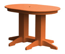 A&L Furniture Co. Oval Amish-Made Poly Dining Tables AL4170