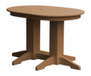 A&L Furniture Co. Oval Amish-Made Poly Dining Tables AL4170