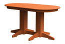 A&L Furniture Co. Oval Amish-Made Poly Dining Tables AL4170