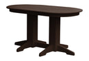 A&L Furniture Co. Oval Amish-Made Poly Dining Tables AL4170