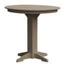 A&L Furniture Co. Round Amish-Made Poly Bar Tables AL4180