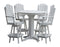 A&L Furniture Co. Amish-Made Poly 5pc Fanback Bar Table Sets AL4181 - AL4124 x 4