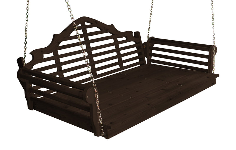 A&L Furniture Co. Amish-Made Cedar Marlboro Swing Beds AL421C