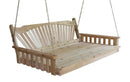 A&L Furniture Co. Amish-Made Cedar Fanback Swing Beds AL431C