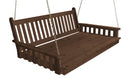 A&L Furniture Co. Amish-Made Cedar Traditional English Swing Beds AL451C