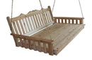 A&L Furniture Co. Amish-Made Cedar Royal English Swing Beds AL461C