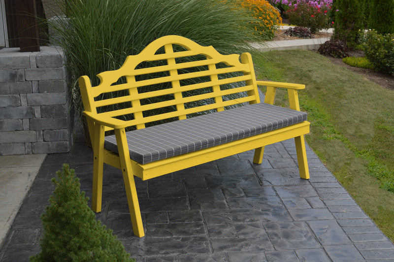 A&L Furniture Co. Amish-Made Pine Marlboro Garden Benches AL471