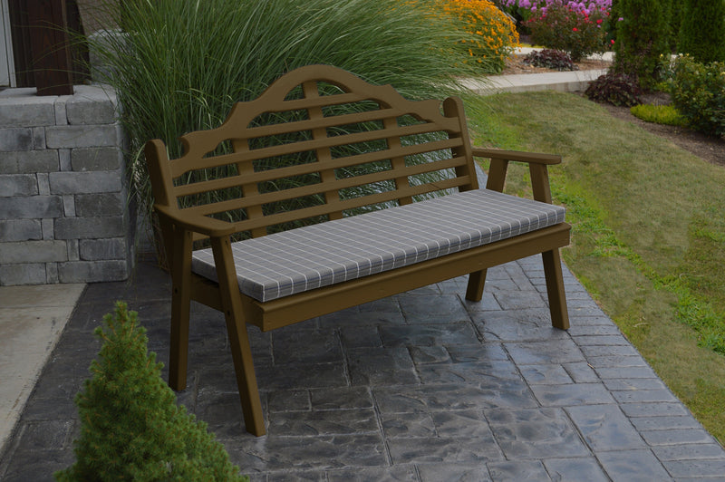 A&L Furniture Co. Amish-Made Pine Marlboro Garden Benches AL471