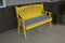 A&L Furniture Co. Amish-Made Pine Fanback Garden Benches AL481