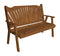 A&L Furniture Co. Amish-Made Cedar Fanback Garden Benches AL481C