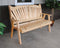 A&L Furniture Co. Amish-Made Cedar Fanback Garden Benches AL481C