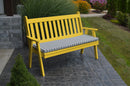 A&L Furniture Co. Amish-Made Pine Traditional English Garden Benches AL501