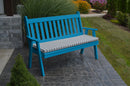 A&L Furniture Co. Amish-Made Pine Traditional English Garden Benches AL501