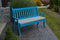 A&L Furniture Co. Amish-Made Pine Traditional English Garden Benches AL501