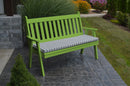 A&L Furniture Co. Amish-Made Pine Traditional English Garden Benches AL501