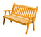 A&L Furniture Co. Amish-Made Cedar Traditional English Garden Benches AL501C