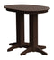 A&L Furniture Co. Oval Amish-Made Poly Bar Tables AL5110