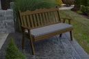 A&L Furniture Co. Amish-Made Pine Royal English Garden Benches AL511