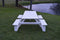 A&L Furniture Co. 8' Amish-Made Rectangular Poly Walk-In Picnic Tables AL5270