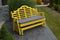 A&L Furniture Co. Amish-Made Pine Marlboro Glider Benches AL571