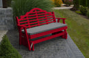 A&L Furniture Co. Amish-Made Pine Marlboro Glider Benches AL571