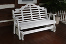 A&L Furniture Co. Amish-Made Pine Marlboro Glider Benches AL571