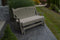 A&L Furniture Co. Amish-Made Pine Fanback Glider Benches AL581