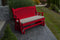 A&L Furniture Co. Amish-Made Pine Fanback Glider Benches AL581