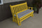 A&L Furniture Co. Amish-Made Pine Traditional English Glider Benches AL601