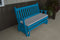 A&L Furniture Co. Amish-Made Pine Traditional English Glider Benches AL601