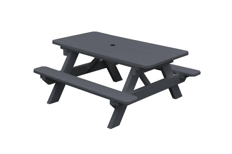 A&L Furniture Co. Amish-Made Poly Kids Picnic Table AL6100