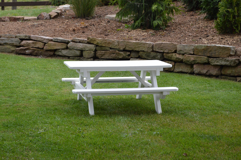 A&L Furniture Co. Amish-Made Poly Kids Picnic Table AL6100