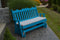 A&L Furniture Co. Amish-Made Pine Royal English Glider Benches AL611