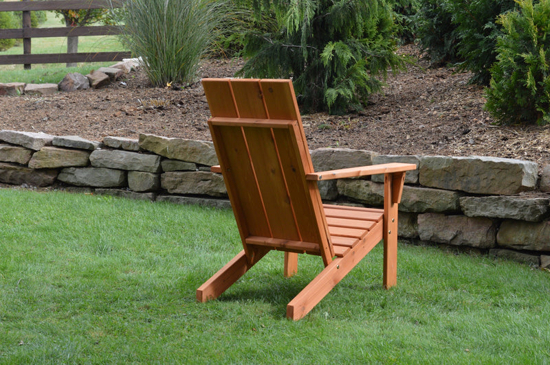 A&L Furniture Co. Amish-Made Cedar Modern Adirondack Chair AL663C