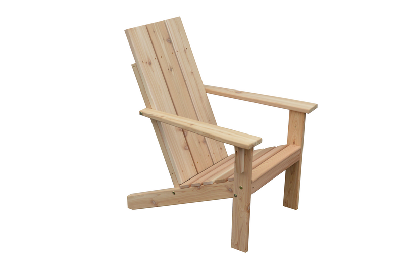 A&L Furniture Co. Amish-Made Cedar Modern Adirondack Chair AL663C