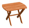 A&L Furniture Co. Amish-Made Pine Folding Oval End Table AL671