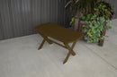 A&L Furniture Co. Amish-Made Pine Folding Coffee Table AL672