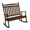 A&L Furniture Co. Amish-Made Pine Double Classic Porch Rocker AL681