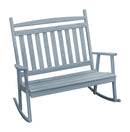 A&L Furniture Co. Amish-Made Pine Double Classic Porch Rocker AL681