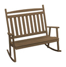 A&L Furniture Co. Amish-Made Pine Double Classic Porch Rocker AL681