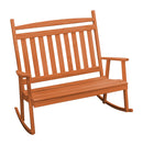 A&L Furniture Co. Amish-Made Pine Double Classic Porch Rocker AL681